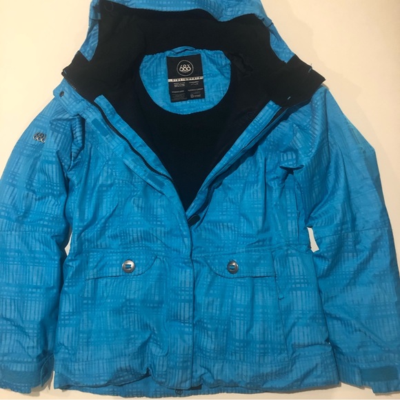 686 Infidry Jacket Womens size Large Blue and Black - Picture 6 of 11